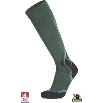 Podkolenky Dr.Hunter Winter Lange MERINO, zimní THERMO 45-47 Zelené