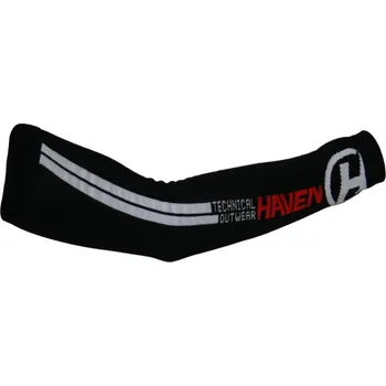 Cyklistické návleky HAVEN Cyklistické návleky na ruce - SOFTIES - bílá/černá