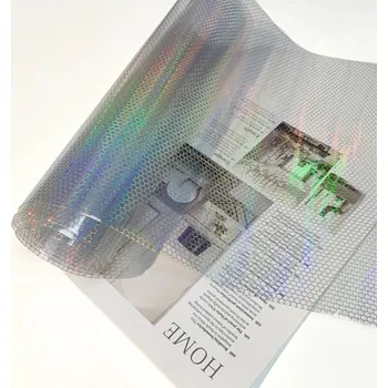 Stínítko do auta Fólie na světlomety 30x300 cm s plástvovým vzorem Duhový efekt Světle černá Tmavě černá Průhledná průhledná