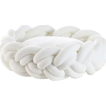 Pelíšek pro psa Jotex Bílý sametový pelíšek pro domácí mazlíčky BRODY 70 cm