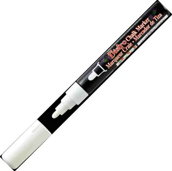 Křídový popisovač Marvy 480S-W bílý kulatý hrot 194236