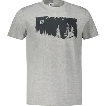 Pánské triko ALTISPORT CARRYOVER ALM111129 TMAVĚ ŠEDÝ MELÍR S