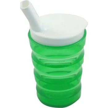 Sundo Ergonomický hrnek s víčkem s náustkem pro pití a ventilkem, zelený