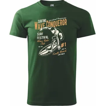 Wave Conqueror - Triko extra velké (5-8XL) - 8XL ( Lahvově zelená )