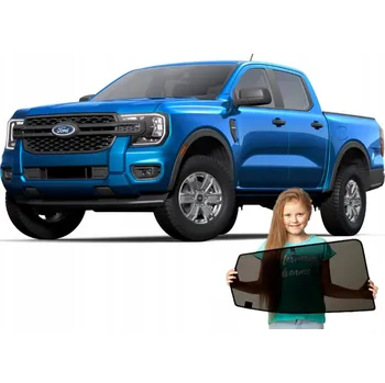 autokoberec Sluneční clony / Roletky do auta pro Ford Ranger 6 VI od 2022-