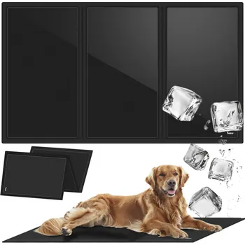 Pelíšek pro psa Charlie Chladicí podložka pro zvířata ICE DOG 1100 x 700 mm / Černá