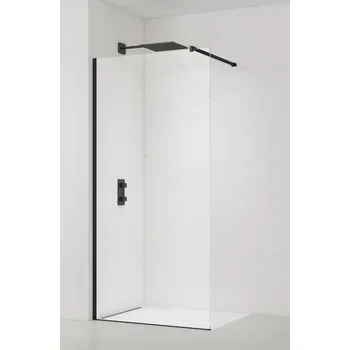 Swiss aqua technologies Sprchová zástěna Walk-in 130 cm SAT černá SATBWI130PRC