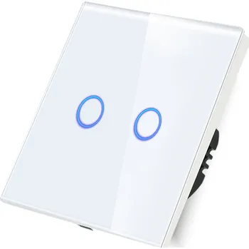 vypínač Dotykový dvojitý vypínač DC Smart Home Z021-W052-W148 bílý