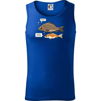 Hezké Vánoce Kapr a Koi kapr (Hana-creative) - Tílko pánské Core - L ( Královská modrá )