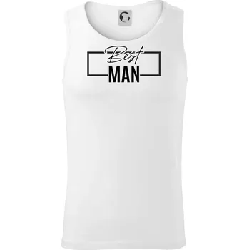 Trika na rozlučku ve čtverci - Best man - Tílko pánské Core - M ( Bílá )