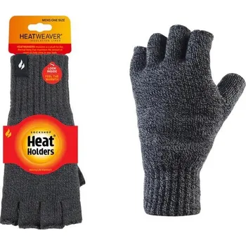 Rukavice CENOVÁ AKCE HEAT HOLDERS PÁNSKÉ rukavice bez konečků prstů, vel. UNI antracit UNI Antracit