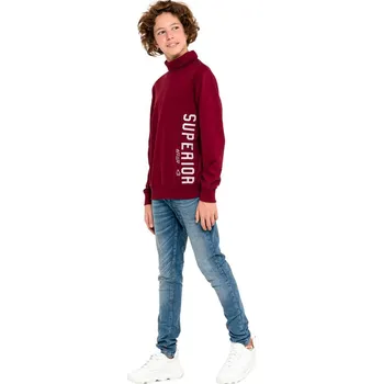 Chlapecký svetr Chlapecký rolák Superior - bordo 164