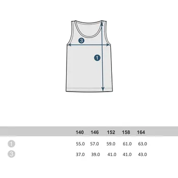 Dívčí tílko Dívčí tílko JeT'aime - bílá 164