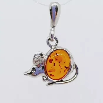 Přívěsek Přívěsek Ležící myška (přívěsek)