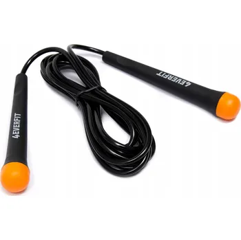 Švihadlo Švihadlo z plastu 4EVERFIT 280 cm černé