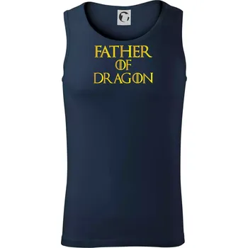 Father of Dragon - Zlatá - Tílko pánské Core - S ( Námořní modrá (téměř černá) )