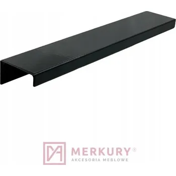Úchytka hranová U9, černý lesk, 300 mm