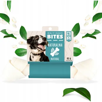 Pamlsek pro psa Kost pro PSA PŘÍRODNÍ Vázaná 21,5 cm KOUSÁTKO POCHOUTKY PAMLSEK HOVĚZÍ ŽVÝKÁNÍ