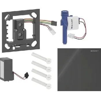 Geberit - Elektronické ovládání splachování pisoárů typ 40, síťové napájení, Bluetooth, sklo/černá 116.227.SJ.1