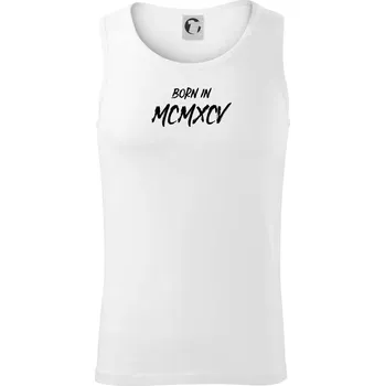 Born in - Římské číslo 1995 - Tílko pánské Core - L ( Bílá )
