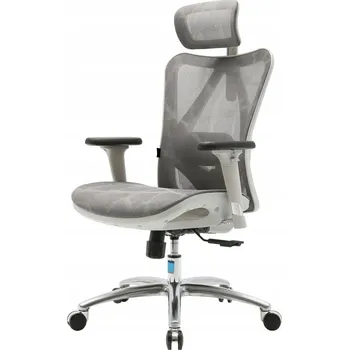 Ergonomická kancelářská židle ANGEL otočná Kalisto šedá