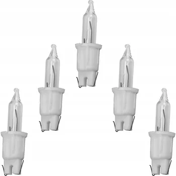 Vánoce Náhradní žárovky pro vánoční osvětlení GLOBAL 20L. bílá 12V/0.84W