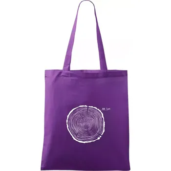 Letokruhy - 80 - Taška bavlněná - 42 x 38 cm ( Fialová )
