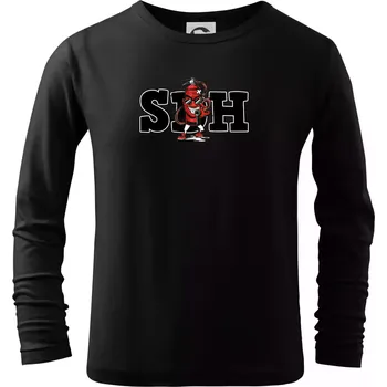 SDH hasicí přístroj - Triko dětské Long Sleeve - 146 cm/10 let ( Černá )