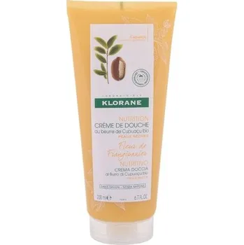 Sprchový gel Klorane Cupuaçu Frangipani Flower Nourishing Shower Cream - Sprchový krém 200 ml