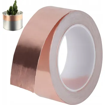 Lepicí páska SAMOLEPICÍ STÍNÍCÍ PÁSKA MĚDĚNÁ PÁSKA PROTI SLIMÁKŮM 25M