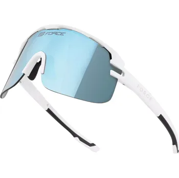 cyklistické brýle Force Epic white blue
