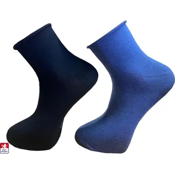 Dámské ponožky Ponožky dámské elastické bez lemu 39-41 Černá