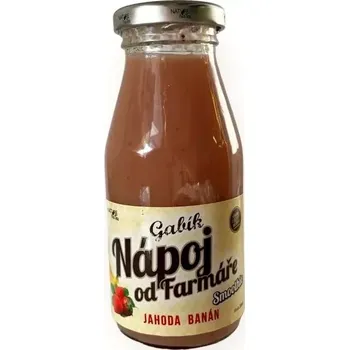Farmářské Smoothie Gabík - Jahoda s banánem 200ml