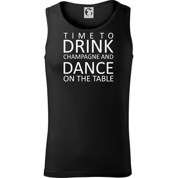 Pánské termoprádlo Time to drink Champagne - Tílko pánské Core - 2XL ( Černá )