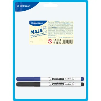 Magnetická kreslící tabulka Centropen oboustranně stíratelná tabulka MAJA 7729, rozměr 18x24 cm