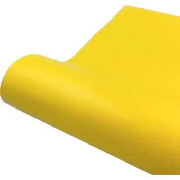 Samolepící dekorace Lepicí vinylová fólie 30 x 100 cm Matná samolepicí dekorace Snadná aplikace Ochranný film DIY úpravy nábytku a stěn žlutá