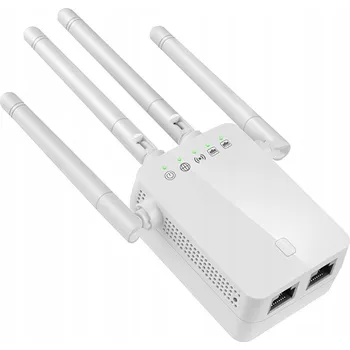 Hi-Fi komponenty ZESILOVAČ Wi-Fi SIGNÁLU REPEATER VELKÝ VÝKON 300M 2.4G 4 ANTÉNY