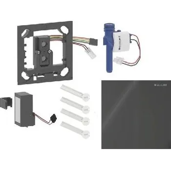 Geberit - Elektronické ovládání splachování pisoárů typ 40, bateriové napájení, Bluetooth, sklo/černá 116.237.SJ.1