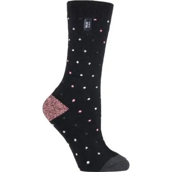 Dámské termo ponožky HEAT HOLDERS Ponožky ULTRA LITE dámské SPOTS, černé 37-41 Černá