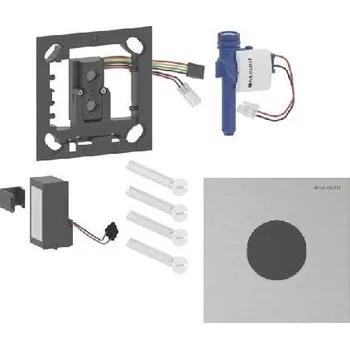 Geberit - Elektronické ovládání splachování pisoárů typ 40, bateriové napájení, easy to clean, Bluetooth, kartáčovaná nerez 116.034.FW.1