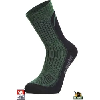 Dámské ponožky Ponožky Dr.Hunter Herbst TREK MERINO 37-38 Zelené
