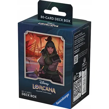 Sběratelská karetní hra Disney Lorcana Rise of the Floodborn TCG Deck Box Krabička na karty - Mulan