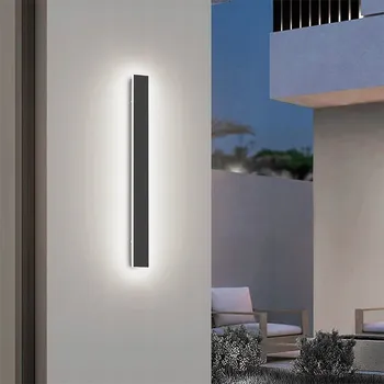 Nástěnné svítidlo LED Nástěnné Svítidlo Fasádní IP65 Černé 60CM 20W Teplá Bílá