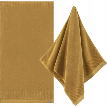 Ručník ZWOLTEX PORTO Ručník na ruce malý bavlna silný žlutý 600g 50x100cm