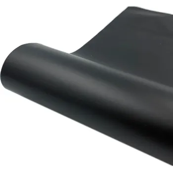 Samolepící dekorace Lepicí vinylová fólie 30 x 100 cm Matná samolepicí dekorace Snadná aplikace Ochranný film DIY úpravy nábytku a stěn černá