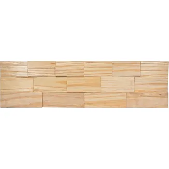Obklad Dřevěný obklad na stěnu PSDC - přírodní - poslední balení! (4 kusy v balení)