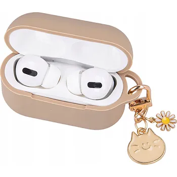 Pouzdro na mobilní telefon Pouzdro / Obal pro Apple AirPods Pro - krémové