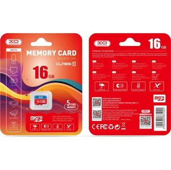 Paměťová karta XO Micro SD HC / TF 16GB - C10 / UHS I