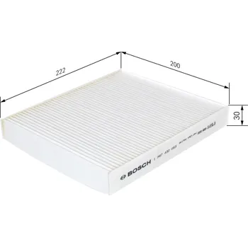 Ventilátor topení a klimatizace Kabinový filtr BOSCH 1 987 432 053