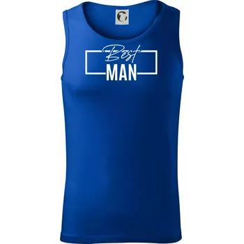 Trika na rozlučku ve čtverci - Best man - Tílko pánské Core - S ( Královská modrá )